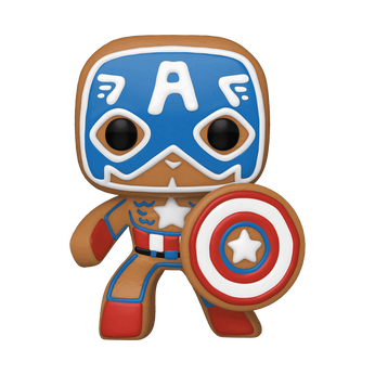 Pop! Gingerbread Captain America, Image 1