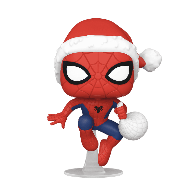 Pop! Santa Spider-Man, , hi-res view 1