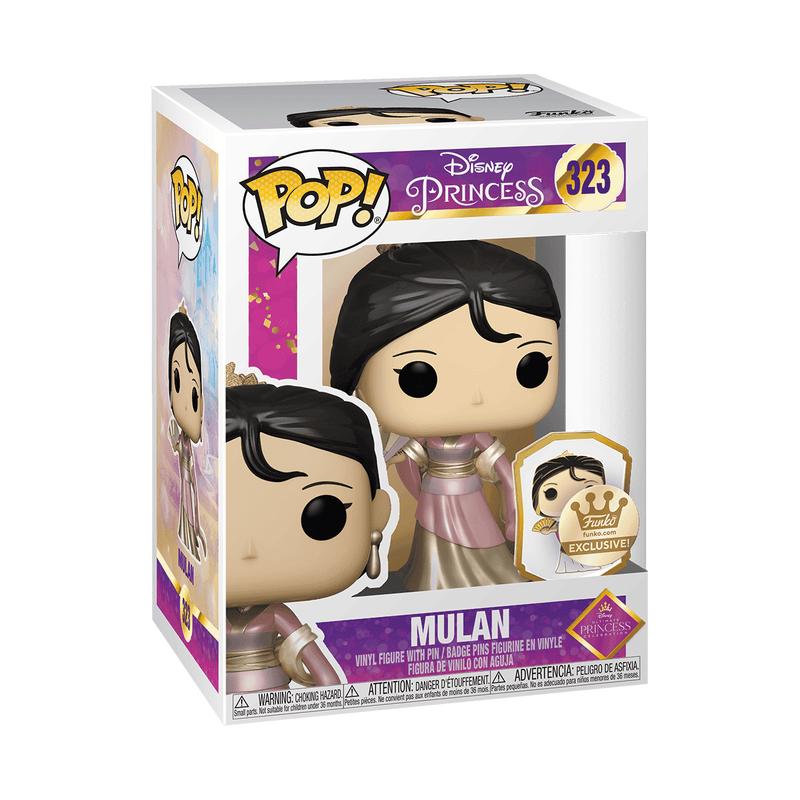 Pop! Mulan (Gold) with Pin, , hi-res view 3