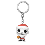 Pop! Keychain Santa Jack with Jack O-Lantern, , hi-res view 1