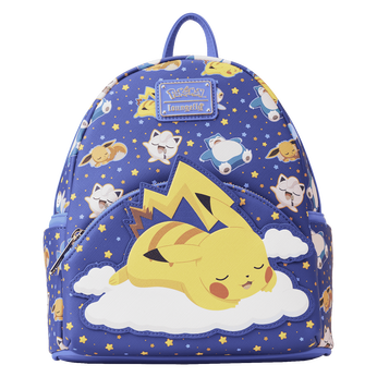 Sleeping Pikachu and Friends Mini Backpack, Image 1