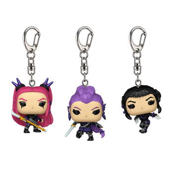 Pop! Keychain Mira, Rumi & Zoey 3-Pack（KPop Demon Hunters）