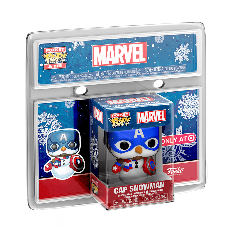 N4S Pocket POP & Tee:Marvel-CaptainSnowman(POP), , hi-res view 1