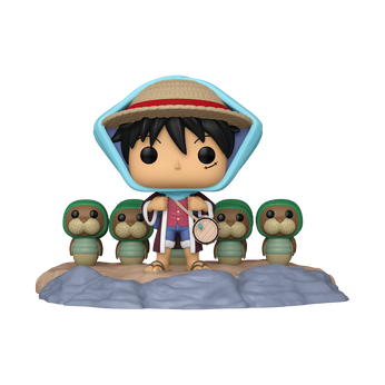 Pop! Moment Monkey D. Luffy Trains Kung Fu Dugong, Image 1