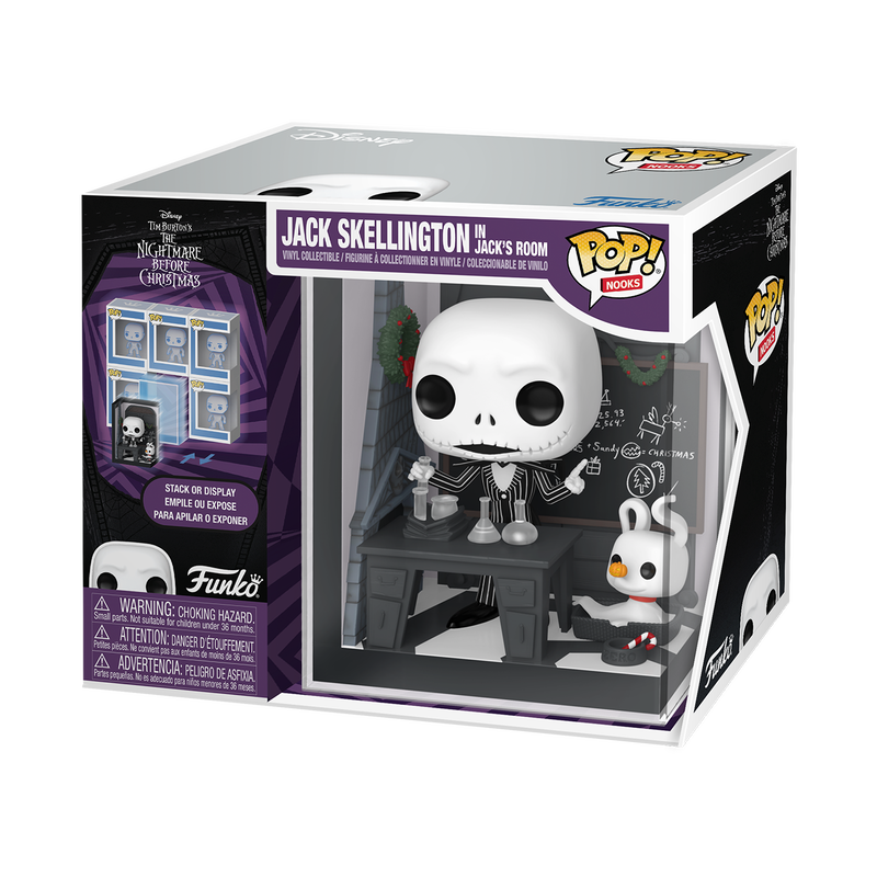 Pop! Nooks Jack Skellington in Jack&rsquo;s Room, , hi-res view 2