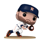 Pop! Jose Altuve Catching in White Jersey, , hi-res view 1