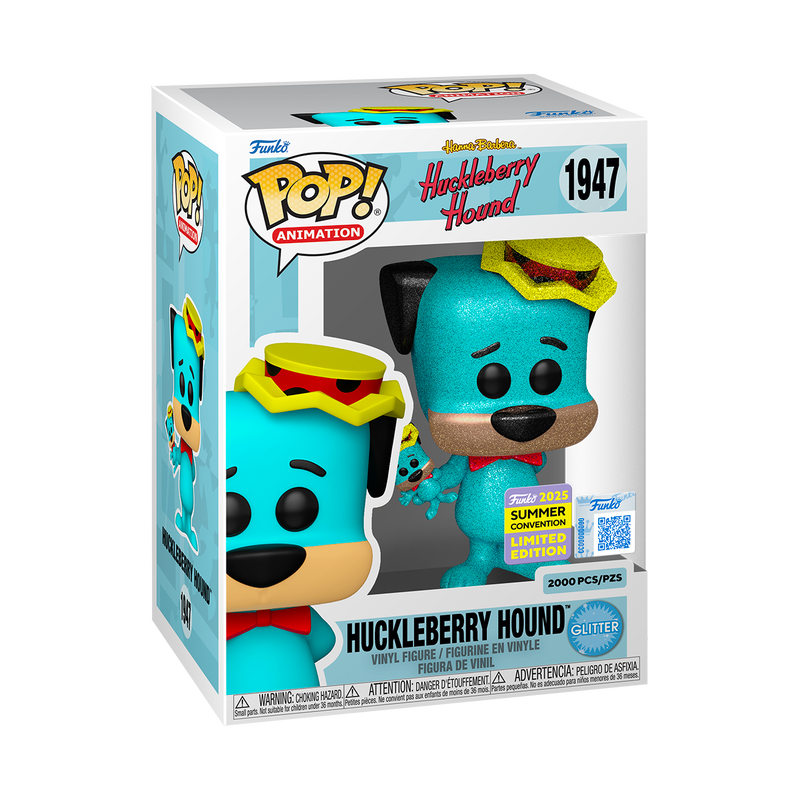 Pop! Huckleberry Hound (Glitter) with Pop! Protector, , hi-res view 2