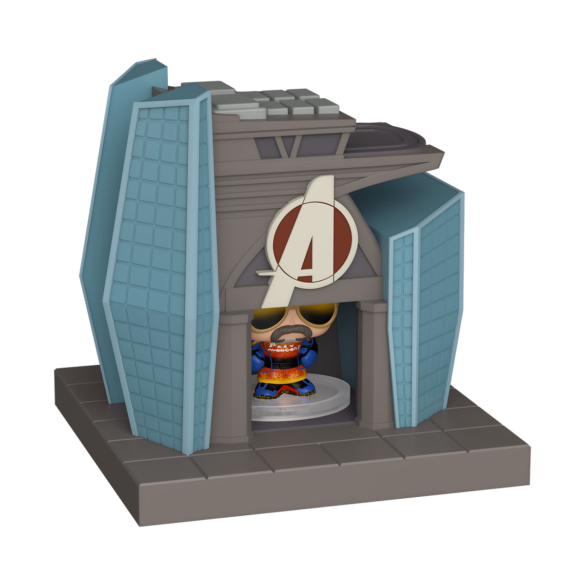 Детская фигурка Funko Bitty Pop! Towns Red Guardian and Avengers Tower — фото 2