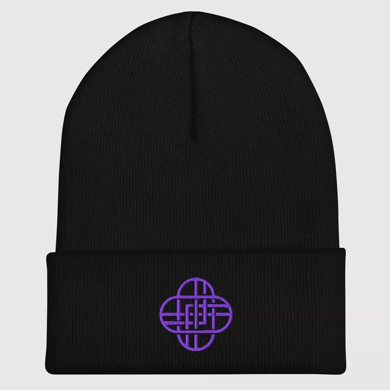 KPop Demon Hunters HUNTR/X Logo Beanie, , hi-res view 2