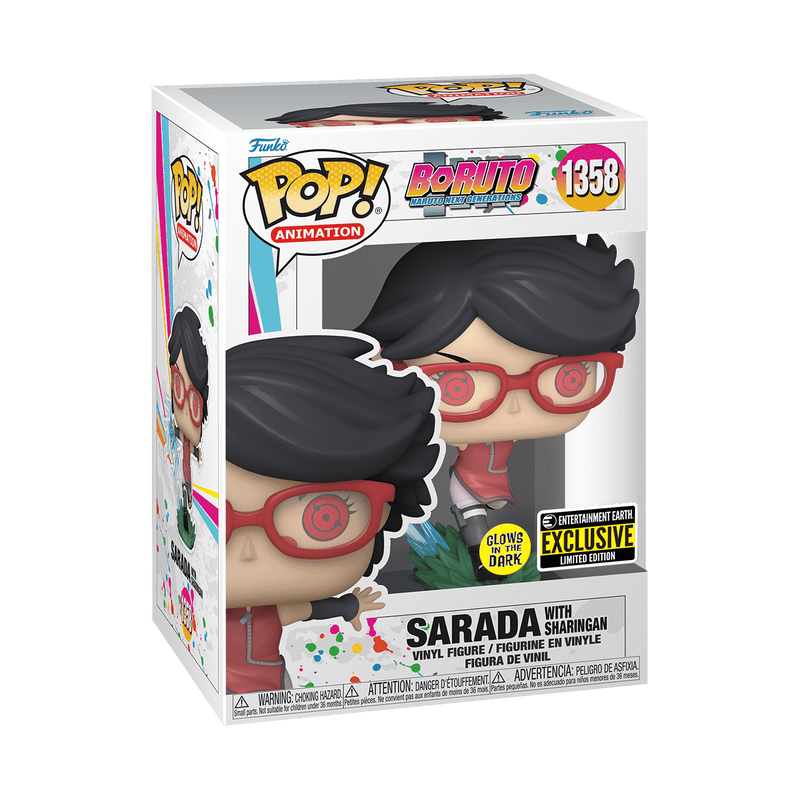 Pop! Sarada with Sharingan (Glow), , hi-res view 2
