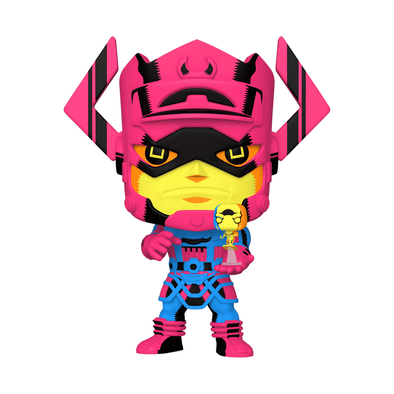 POP Jumbo: Marvel- Galactus w/Silver Surfer w/chase (Blacklight)(D), , hi-res view 2