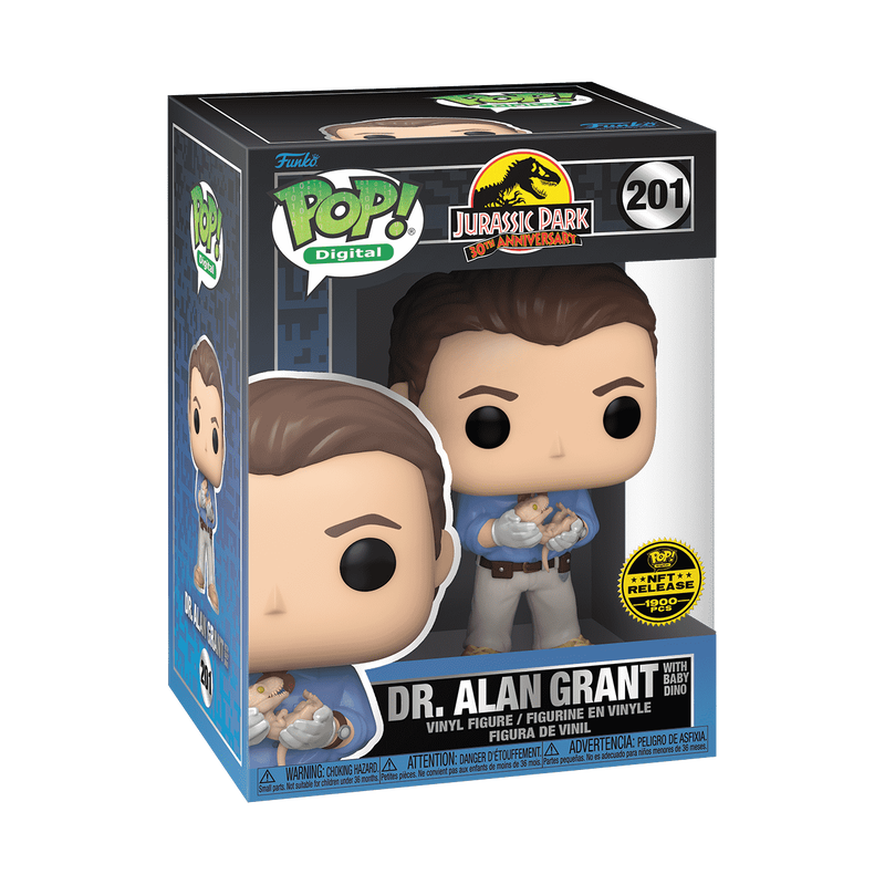 Pop! Dr. Alan Grant with Baby Dino (NFT Release), , hi-res view 2