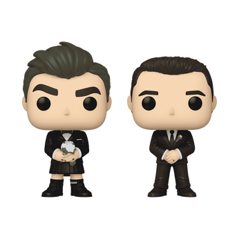 Pop! David Rose & Patrick Brewer in Wedding Outfits 2-Pack, Image 1
