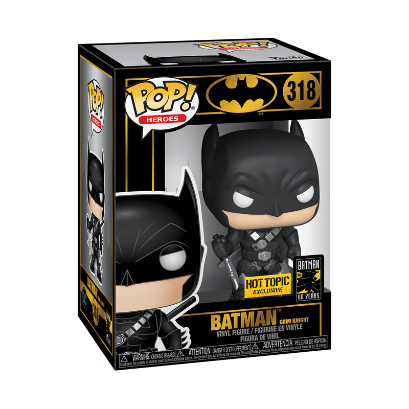 POP Heroes: DC - Grim Knight Batman, , hi-res view 1