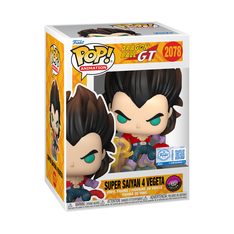 Pop! Super Saiyan 4 Vegeta (Flocked) (Glow) (Chase), , hi-res view 2