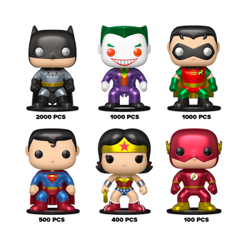 Pop! Mystery DC Comics (Metallic) with Pop! Protector, Image 2