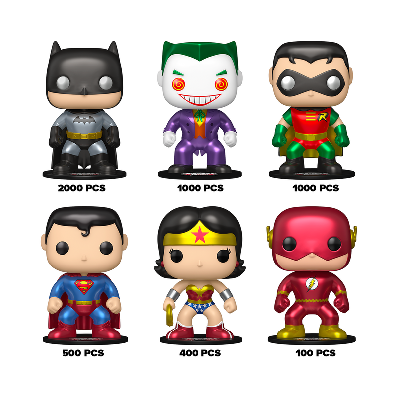 Pop! Mystery DC Comics (Metallic) with Pop! Protector, , hi-res view 2