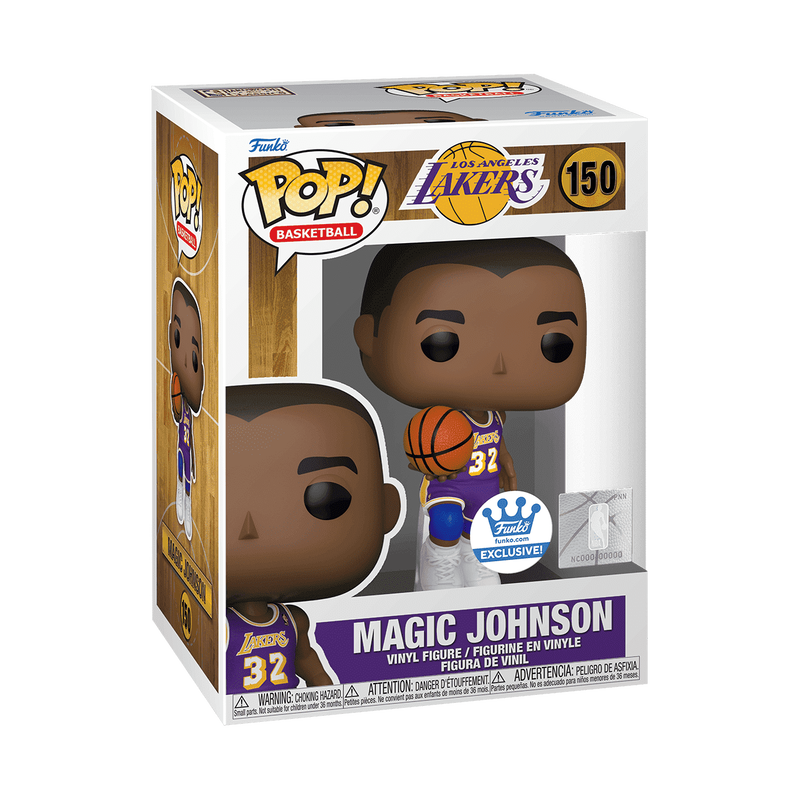 Pop! Magic Johnson (Purple Jersey) - Lakers, , hi-res view 2