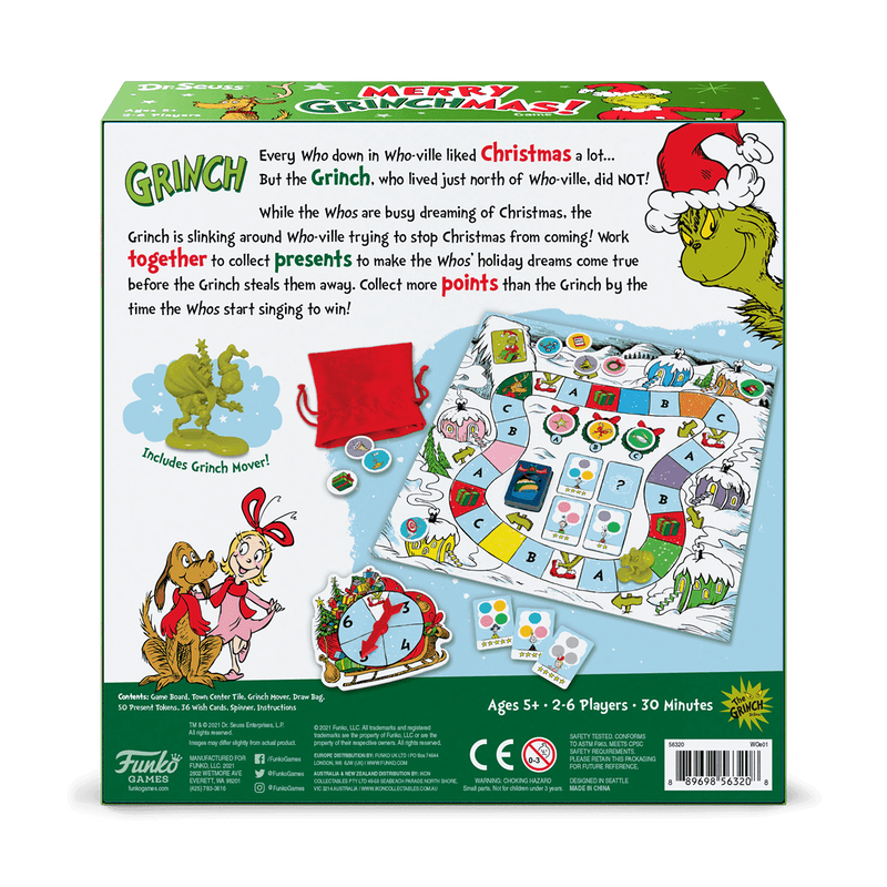 Dr. Seuss Merry Grinchmas! Board Game, , hi-res view 3