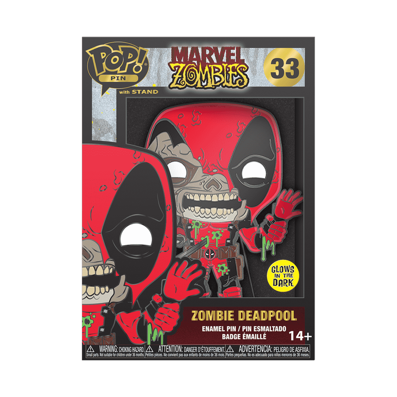 Pop! Pin Zombie Deadpool (Glow), , hi-res view 1