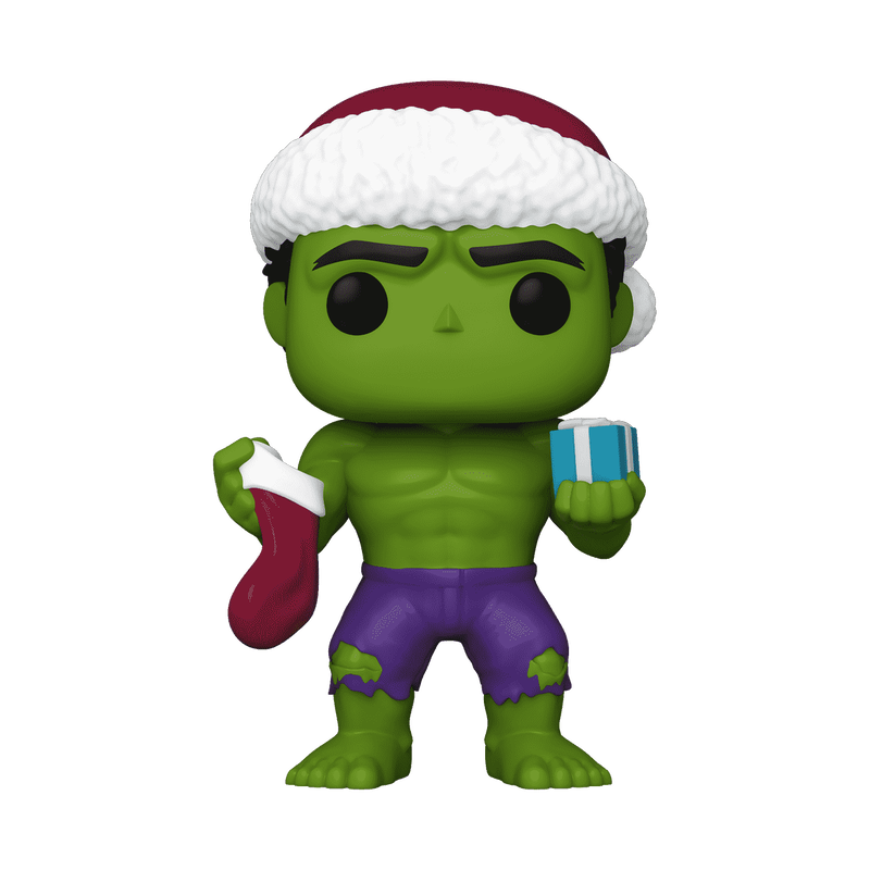 Pop Hulk in Santa Hat