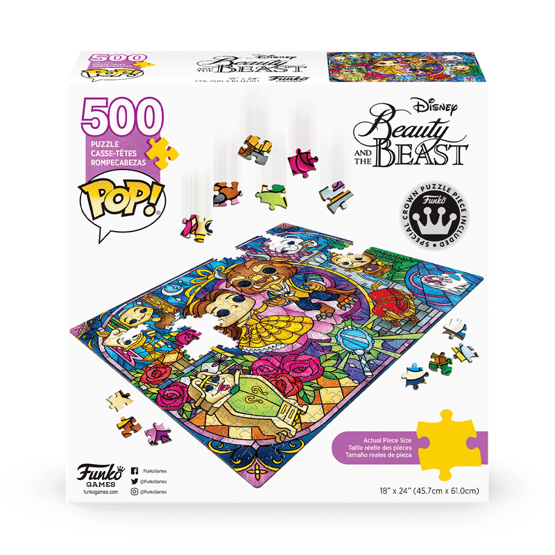 kyst imod Bløde fødder Buy Pop! Beauty and the Beast Puzzle at Funko.