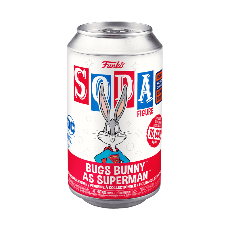 Vinyl SODA Bugs Bunny as Superman, , hi-res view 2