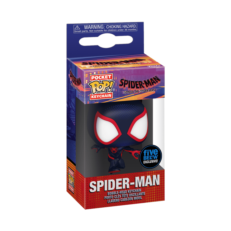 Pop! Keychain Miles Morales as Spider-Man Jumping, , hi-res view 2