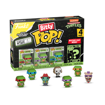 Bitty Pop! Teenage Mutant Ninja Turtles 4-Pack Series 4, Image 1