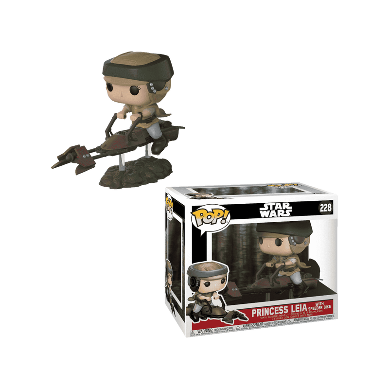 Leia on Speeder Bike w/ chase, , hi-res view 1
