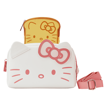 Hello Kitty Breakfast Toaster Crossbody Bag with Card Holder, Image 1