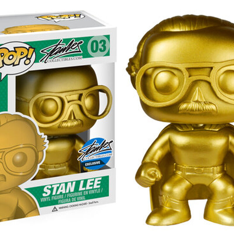 Stan Lee - Gold Statue, , hi-res view 1