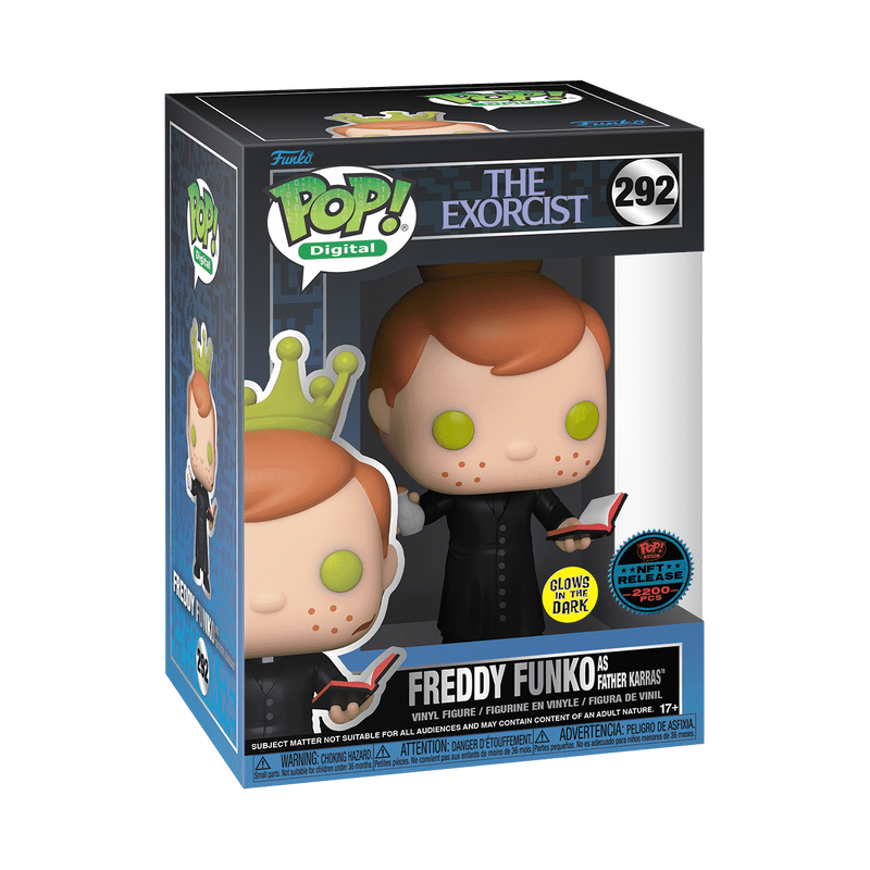 Pop! Freddy Funko as Father Karras (NFT Release), , hi-res view 2