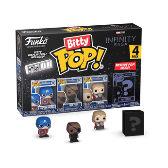 Bitty Pop! Marvel the Infinity Saga 4-Pack Series 1, Image 1