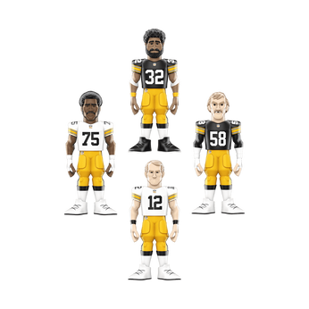 Vinyl GOLD 12" Pittsburgh Steelers 4-Pack, Image 2