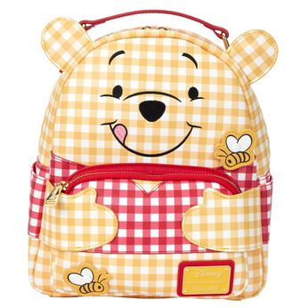 Winnie the Pooh Gingham Cosplay Mini Backpack, Image 1