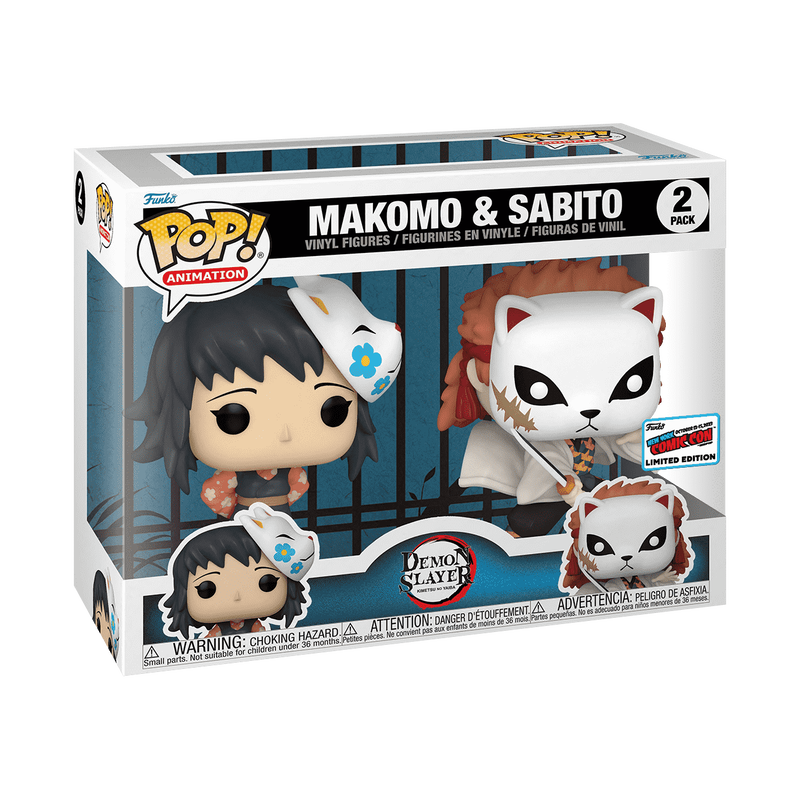 Pop! Makomo & Sabito - 2 Pack [NYCC], , hi-res view 2