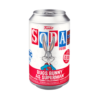 Vinyl SODA Bugs Bunny as Superman, Image 2