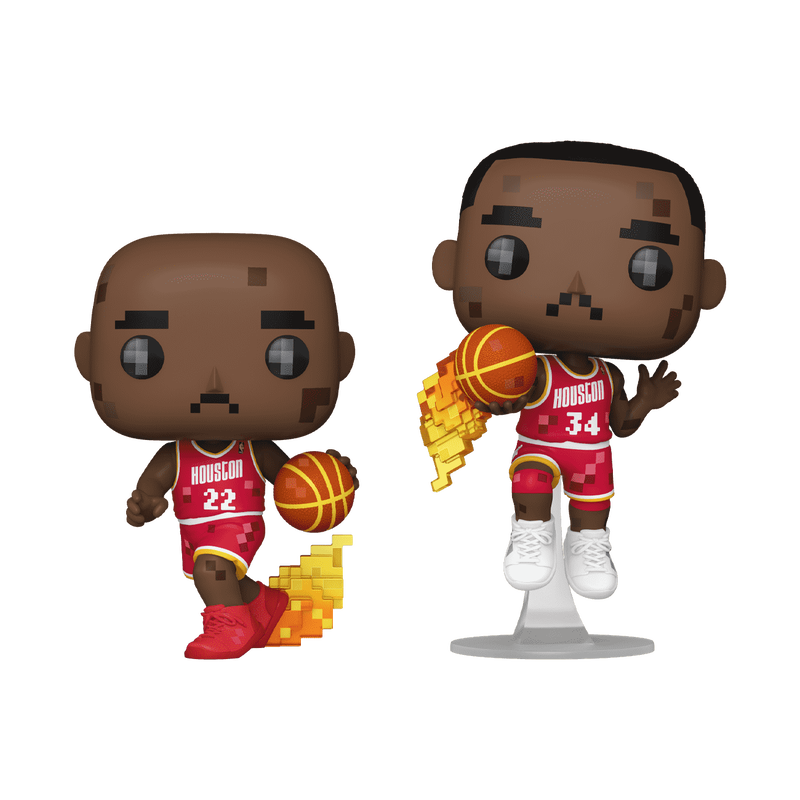 Pop! Clyde Drexler and Hakeem Olajuwon (NBA Jam) 2-Pack, , hi-res view 1
