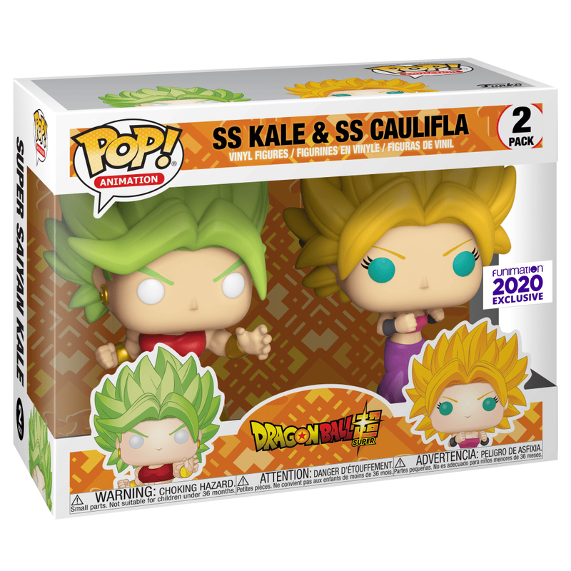 Pop! Super Saiyan Kale & Super Saiyan Caulifla- 2 Pack, , hi-res view 2