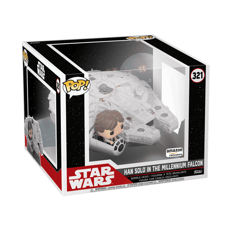 POP Deluxe: Star Wars - Millennium Falcon w/Han Solo, , hi-res view 1