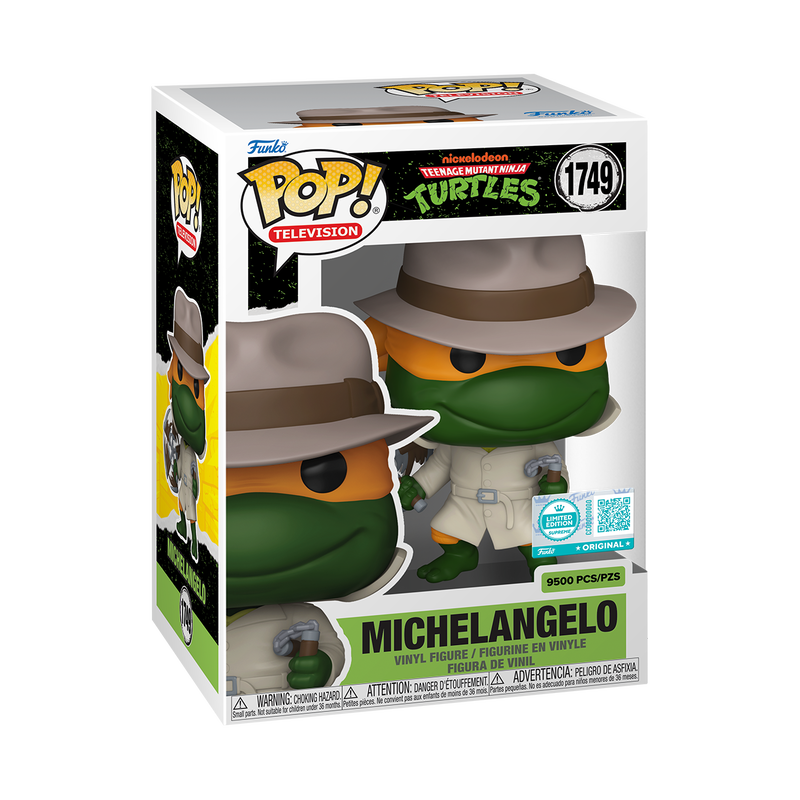 Pop! Michelangelo in Trenchcoat
