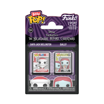 Bitty Pop! Santa Jack Skellington & Sally 2-Pack, , hi-res view 1
