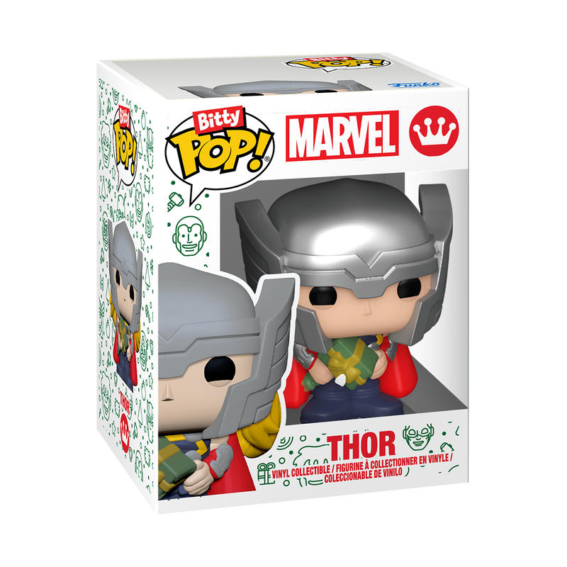 Bitty Pop! Marvel Holiday Thor, , hi-res view 1