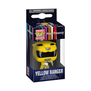 Pop! Keychain Yellow Ranger (30th Anniversary), Image 2
