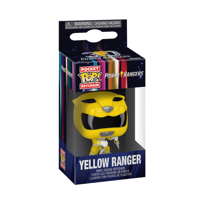 Pop! Keychain Yellow Ranger (30th Anniversary), , hi-res view 2