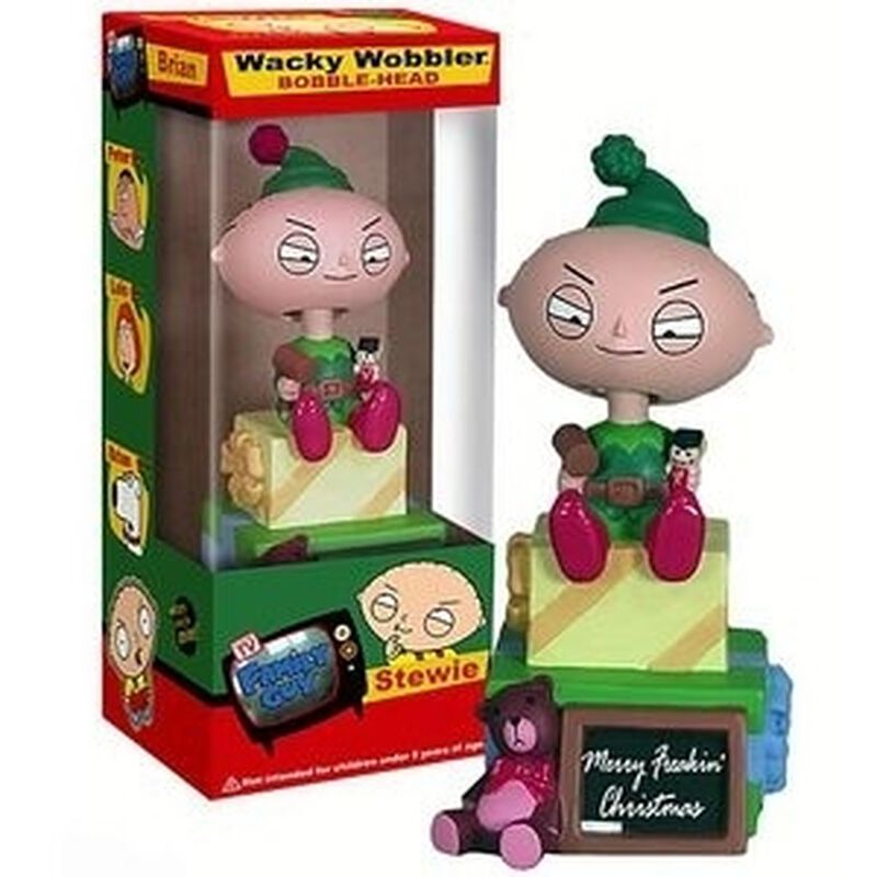 Stewie Christmas Wacky Wobbler | From the Vault | Funko