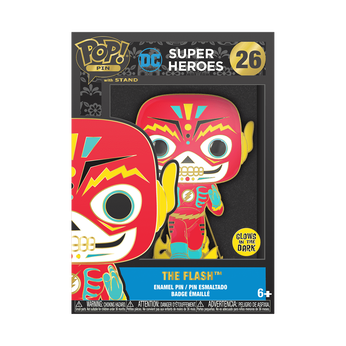 Pop! Pin The Flash (Dia De Los DC) (Glow), Image 1