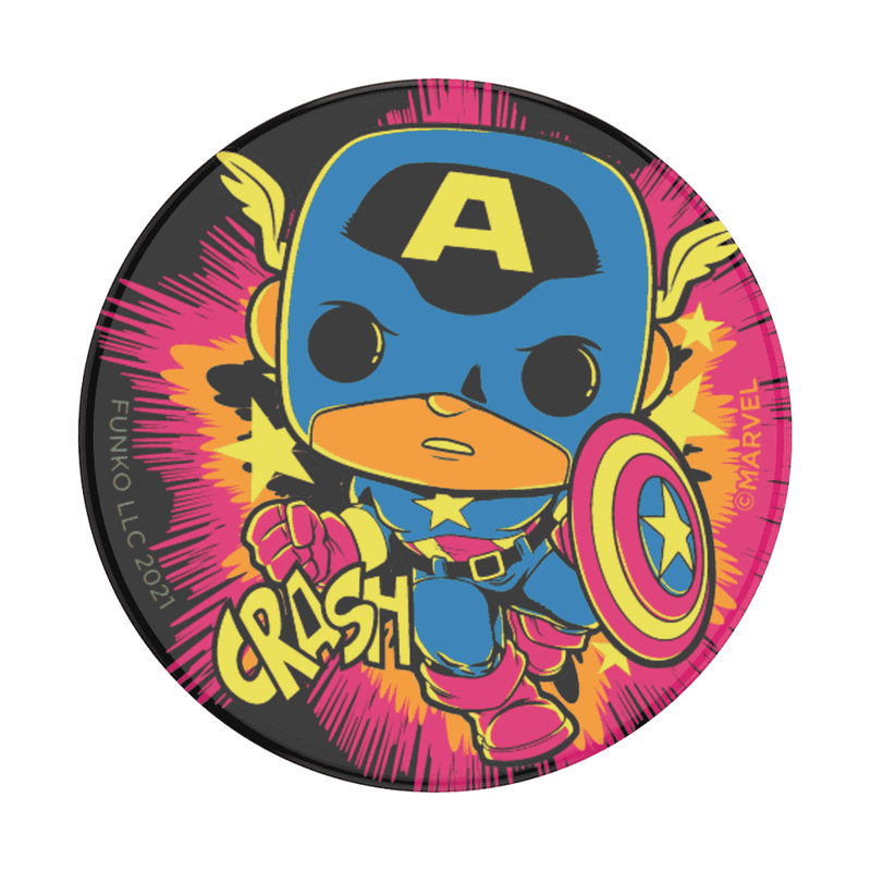 Pop! Sockets Captain America (Black Light), , hi-res view 2
