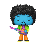 Pop! Jimi Hendrix with Purple Guitar (Black Light), , hi-res view 1